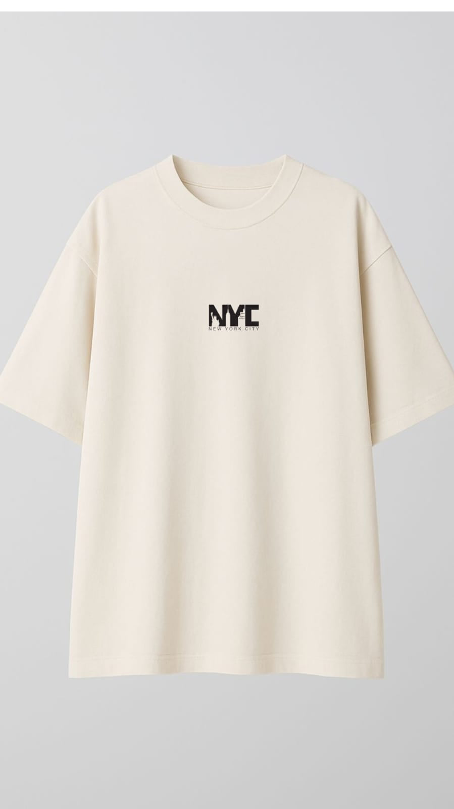 NYC Skyline Oversized Graphic T-Shirt - Urban Streetwear Tee